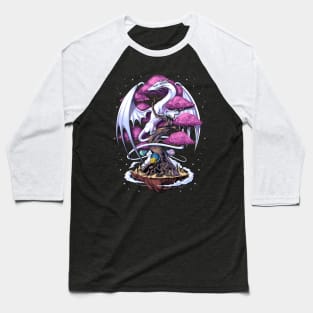 Cherry Blossom Dragon Baseball T-Shirt